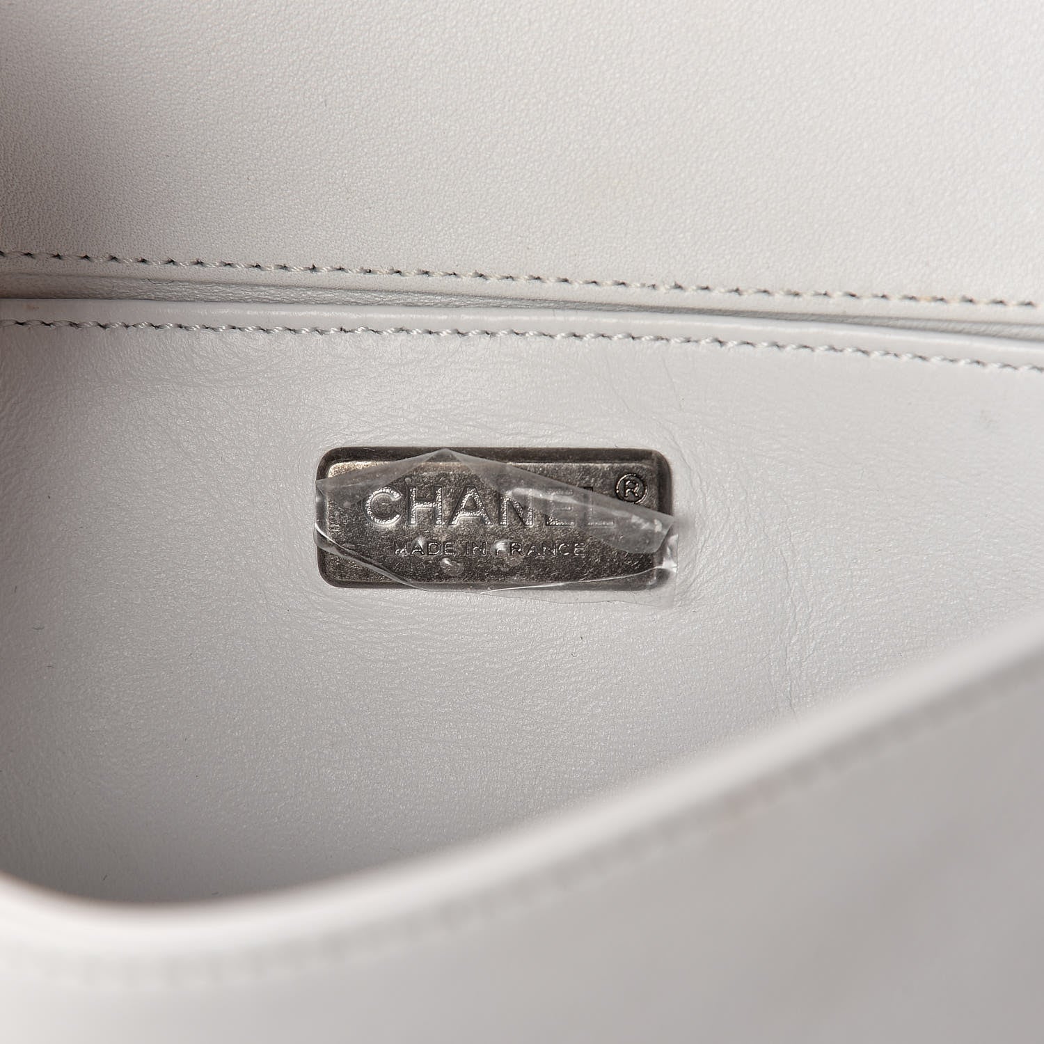 Chanel Lizard Calfskin Small Boy Flap White 6 of 10