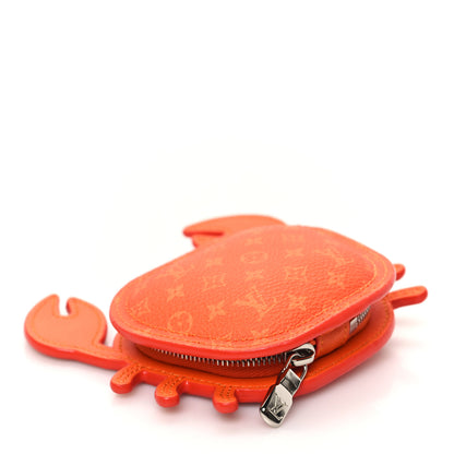 Louis Vuitton Monogram Crab Bag Charm Orange 3 of 8