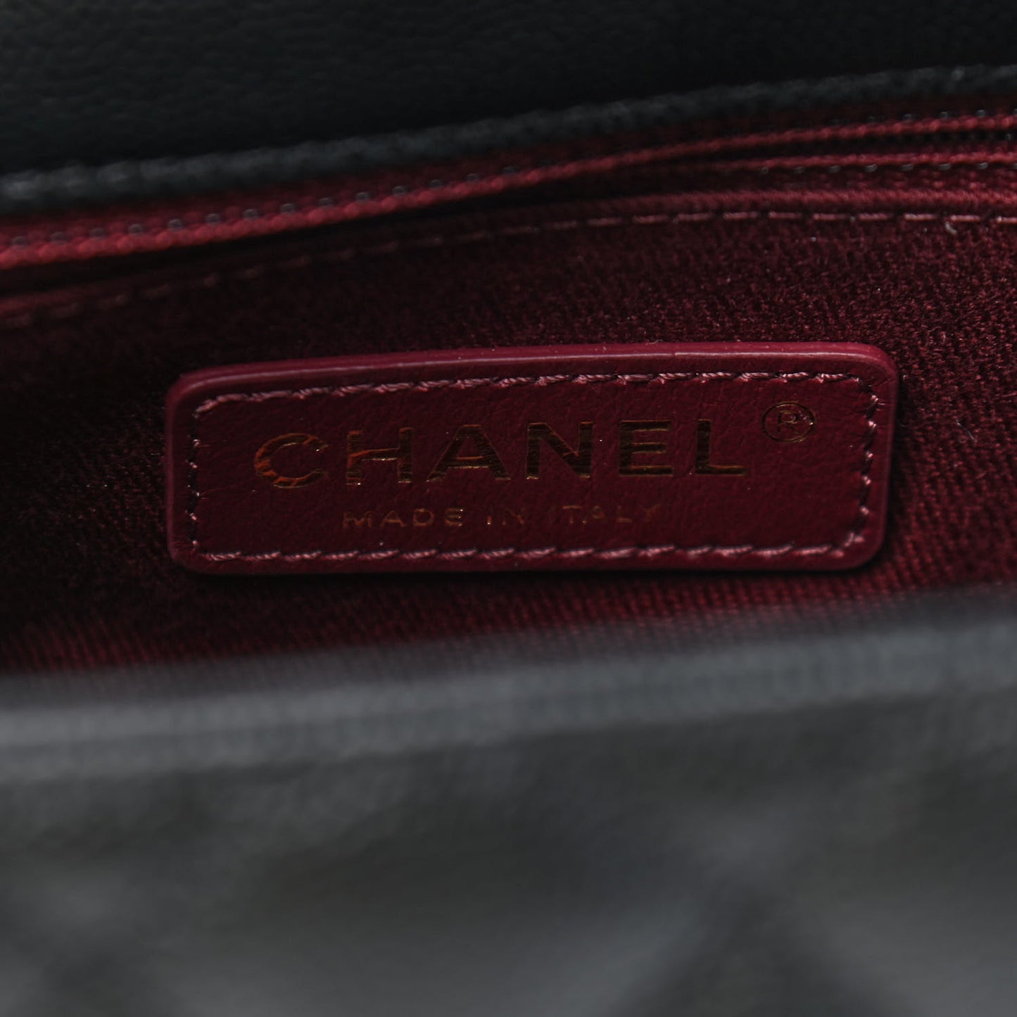 Caviar Quilted Mini Coco Handle Flap Black