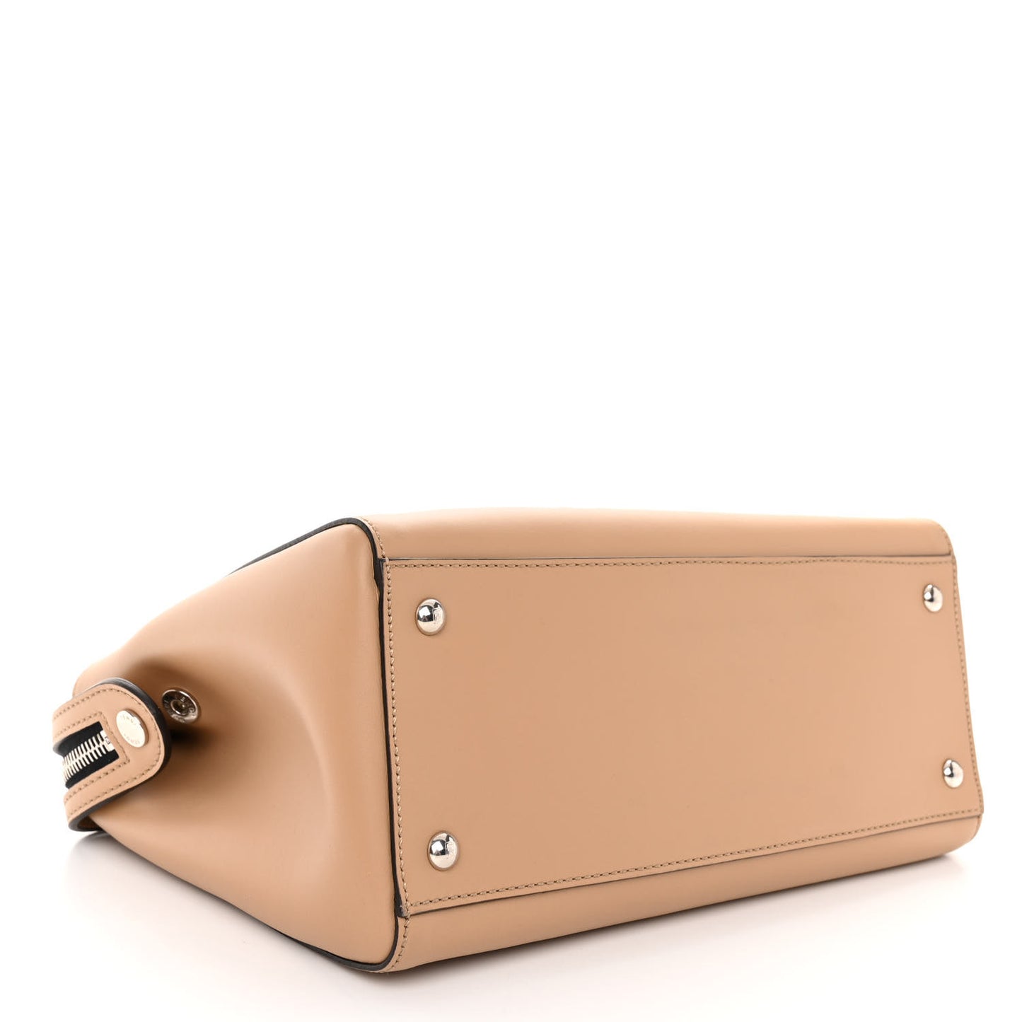 Vitello Baltico Dolce Shiny Nappa Lace Up DotCom Satchel Cuoio Ceruleo