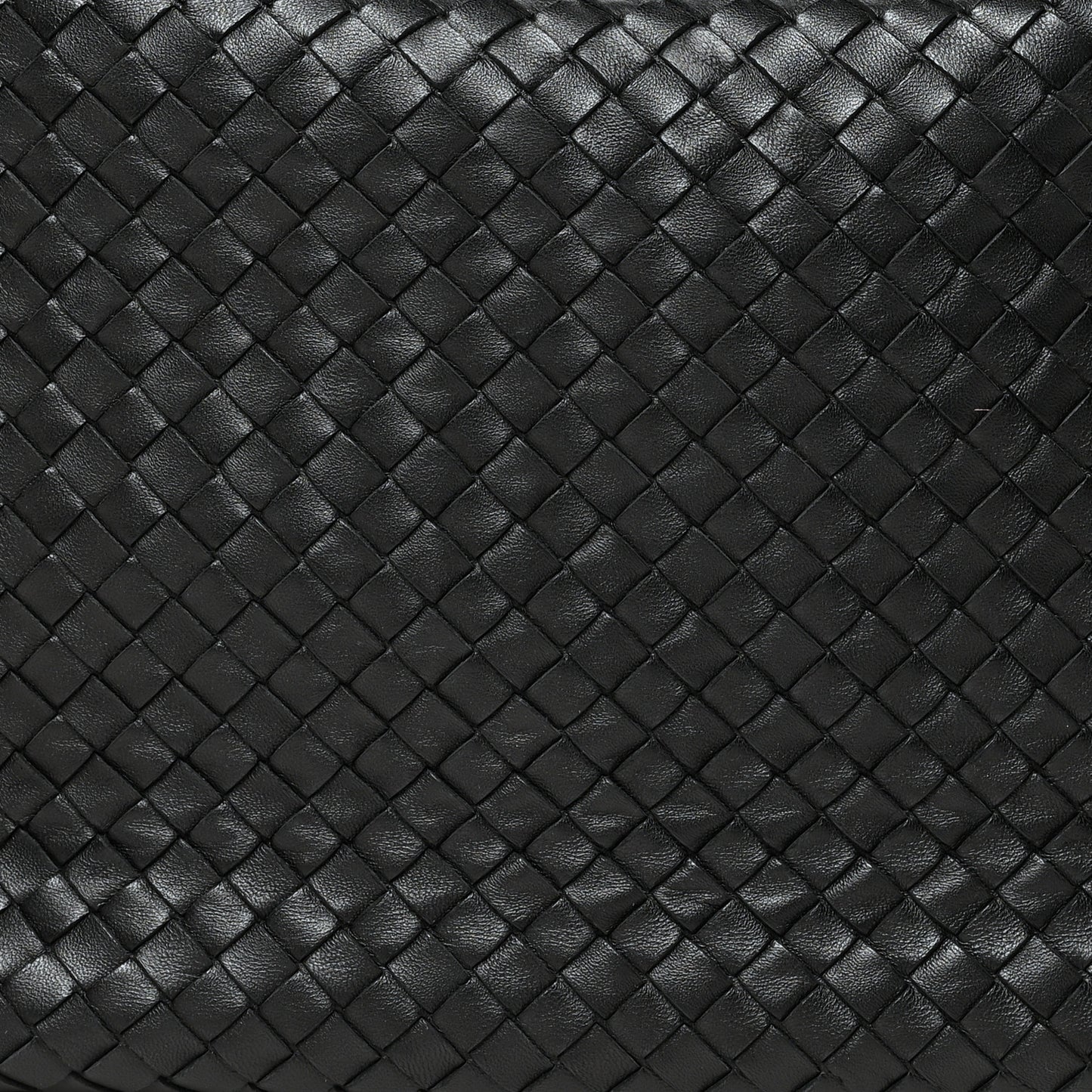Nappa Intrecciato Shoulder Bag Black