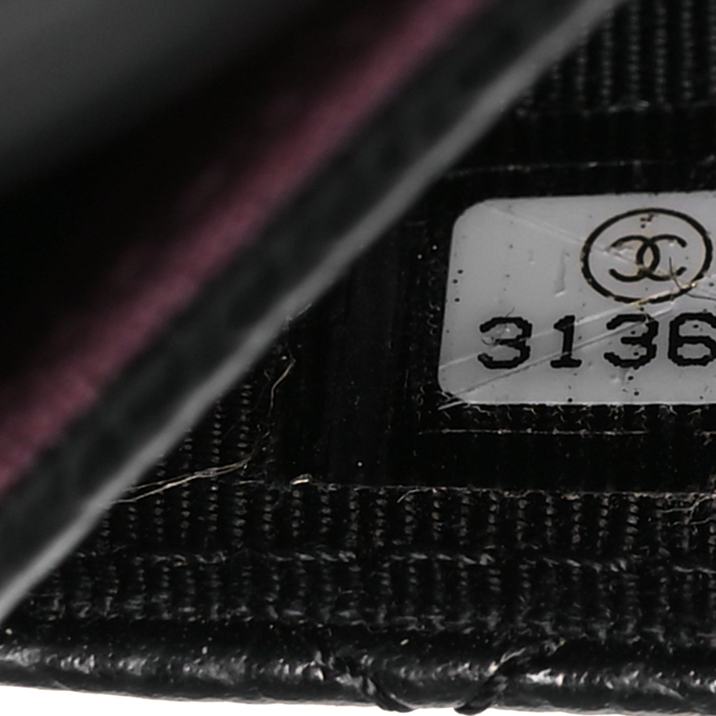 Caviar Quilted Flap Card Holder Wallet Black