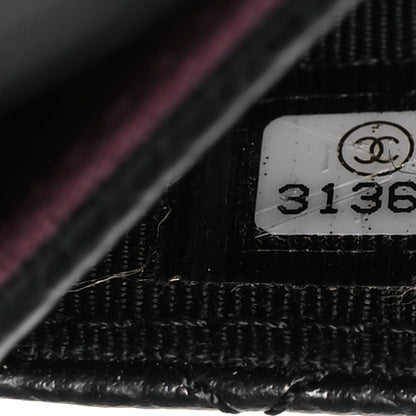 Chanel Caviar Quilted Flap Card Holder Wallet Black 9 of 12
