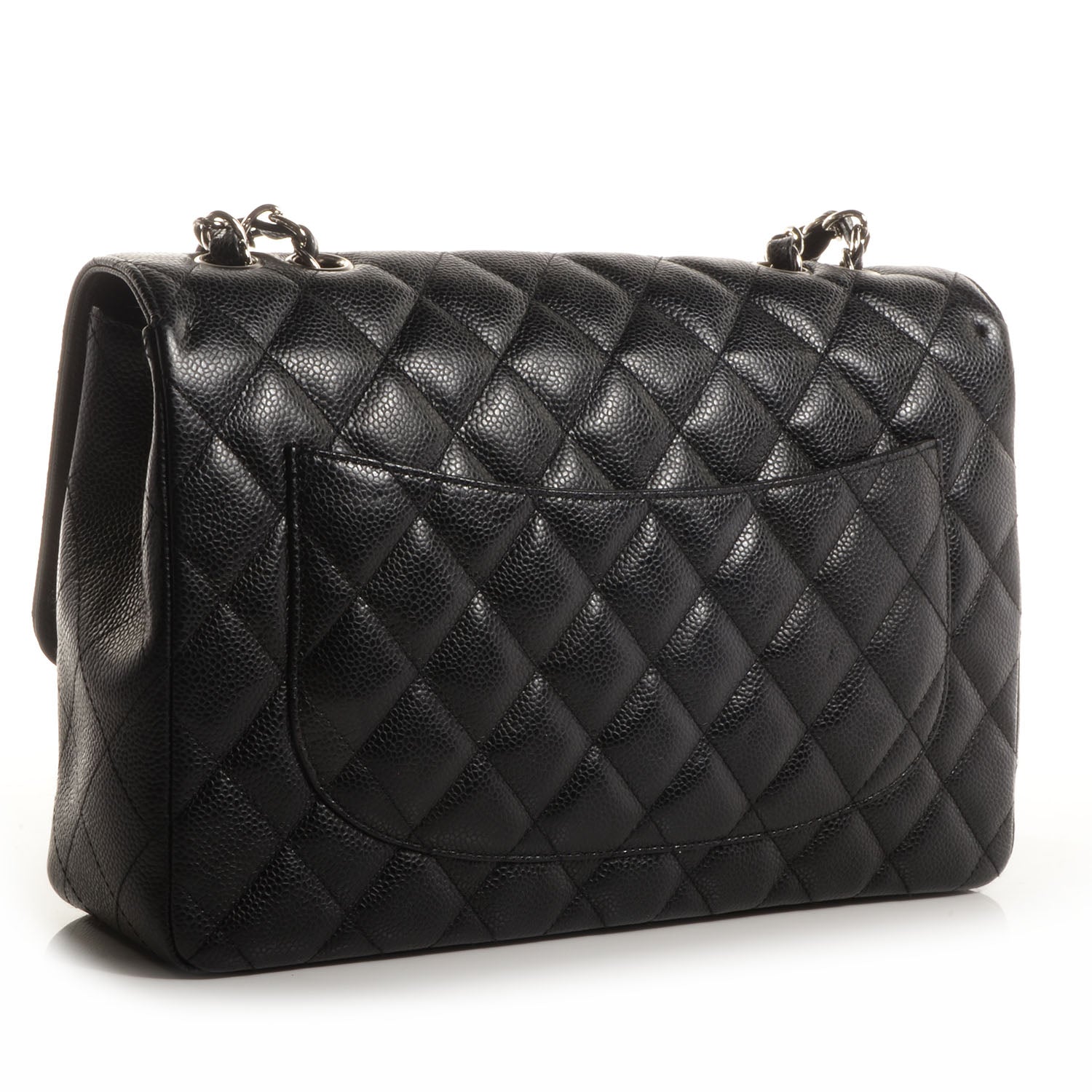 Chanel Caviar Jumbo Single Flap Black 3 of 8