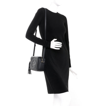 Gucci Pebbled Calfskin Small Soho Disco Bag Black 2 of 7
