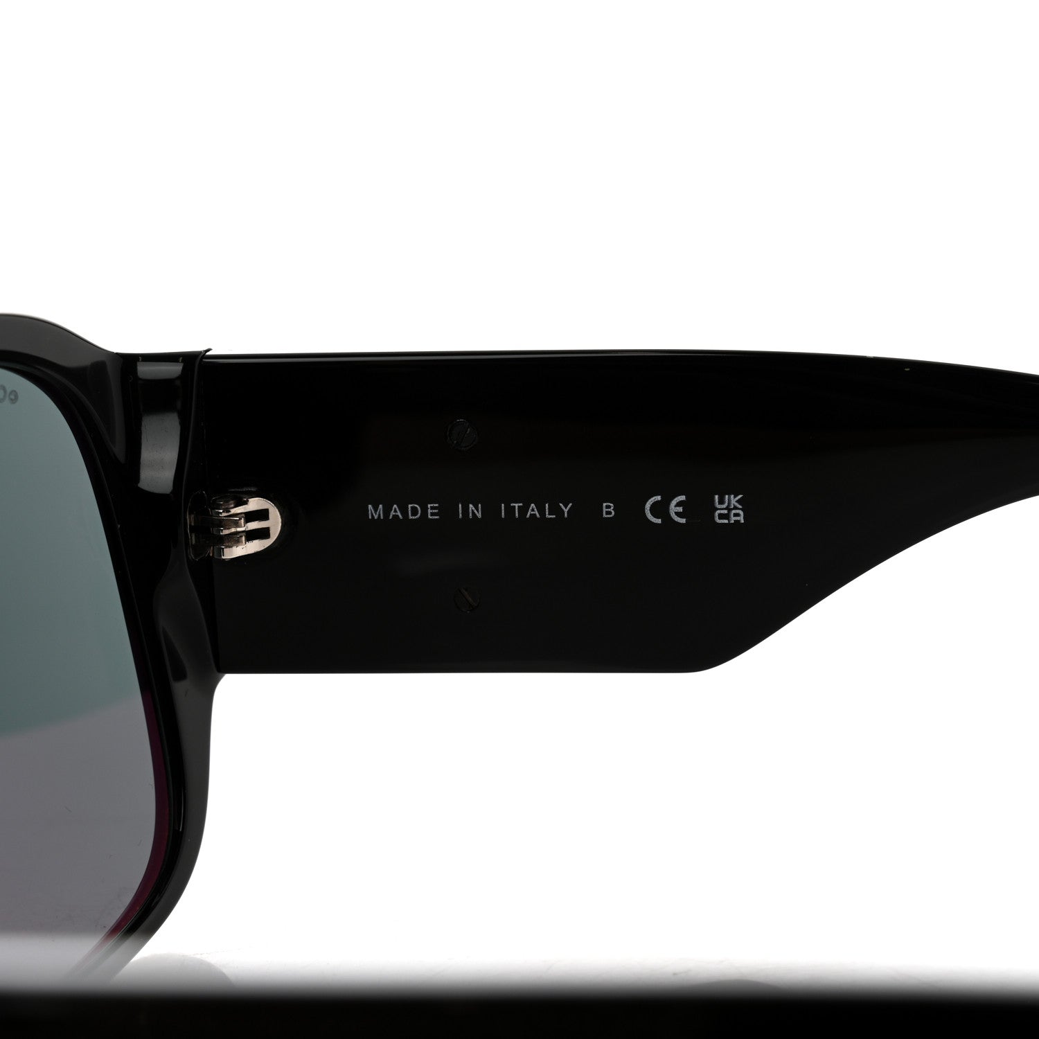 Chanel Acetate Crystal CC Shield Sunglasses 5466-B Black 6 of 8
