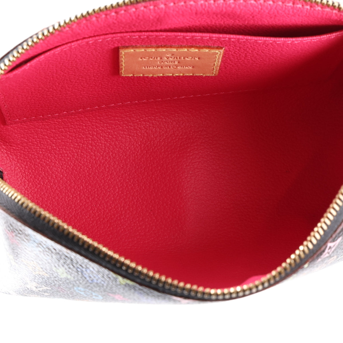Louis Vuitton Monogram Multicolor Cosmetic Pouch Black Grenade 5 of 9