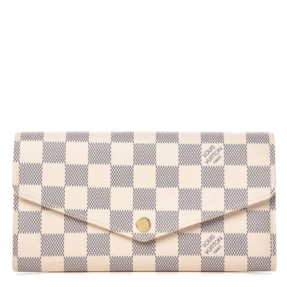 Louis Vuitton Damier Azur Sarah Wallet NM 2 of 14