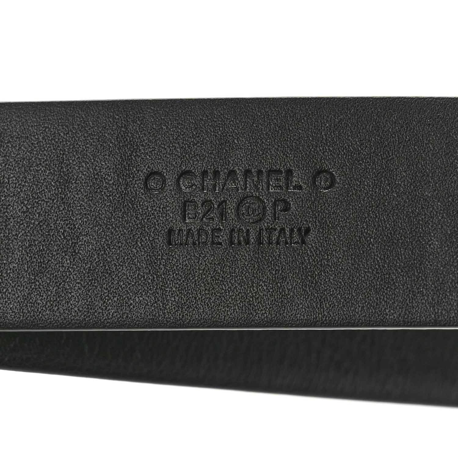 Chanel Calfskin Quilted CC Belt 85 34 Black 3 of 6