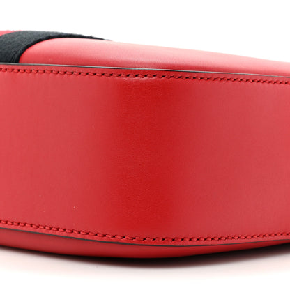 Gucci Calfskin Web Small Webby Bee Shoulder Bag Red 8 of 13