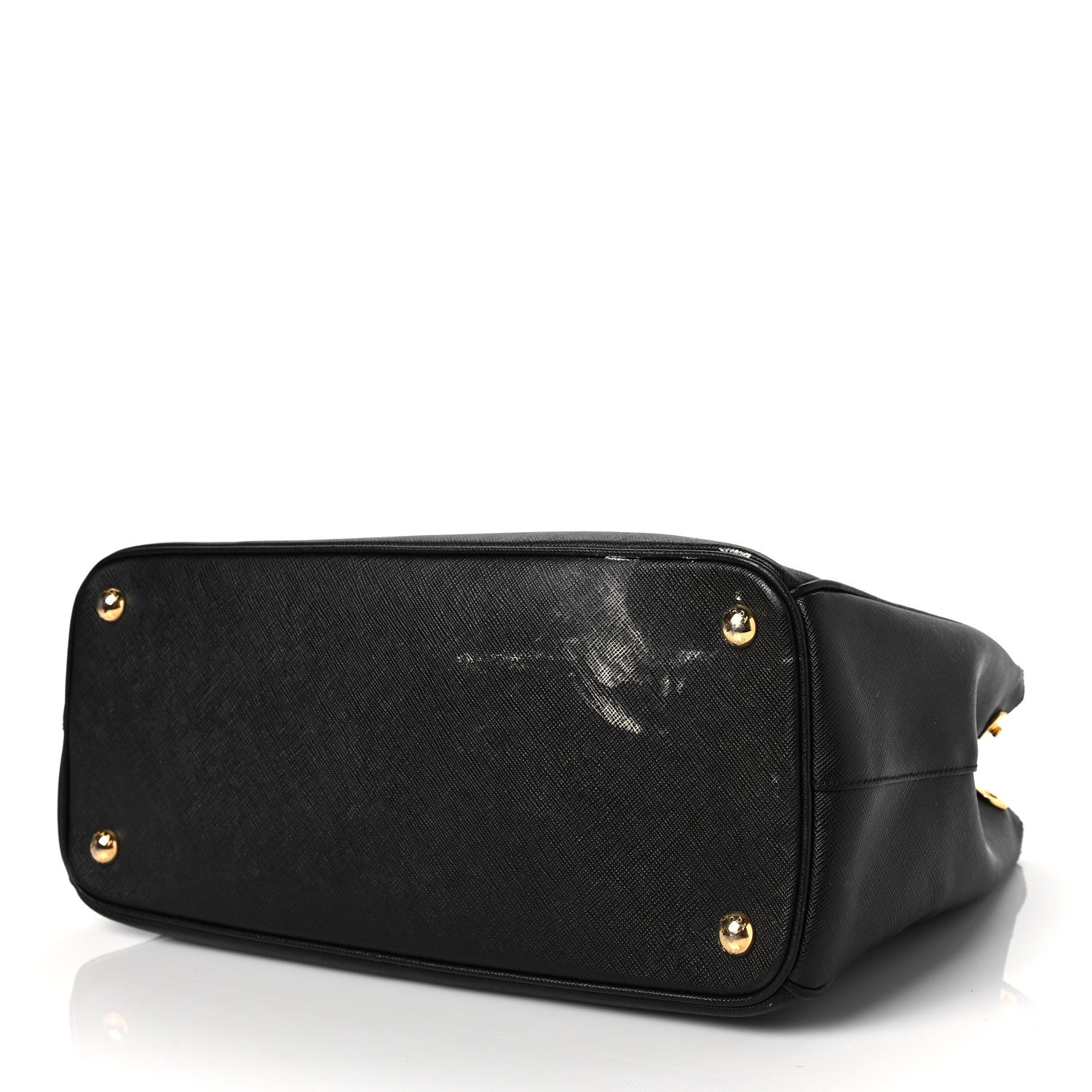 Prada Saffiano Lux Large Galleria Double Zip Tote Black 7 of 7