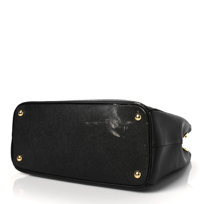 Prada Saffiano Lux Large Galleria Double Zip Tote Black 7 of 7