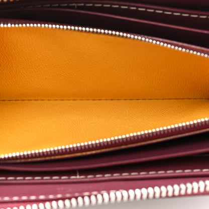 Goyard Goyardine Matignon Zip Around GM Wallet Burgundy 7 of 16