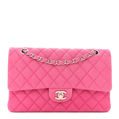 Chanel Iridescent Caviar Quilted Medium Double Flap Pink 1 of 16