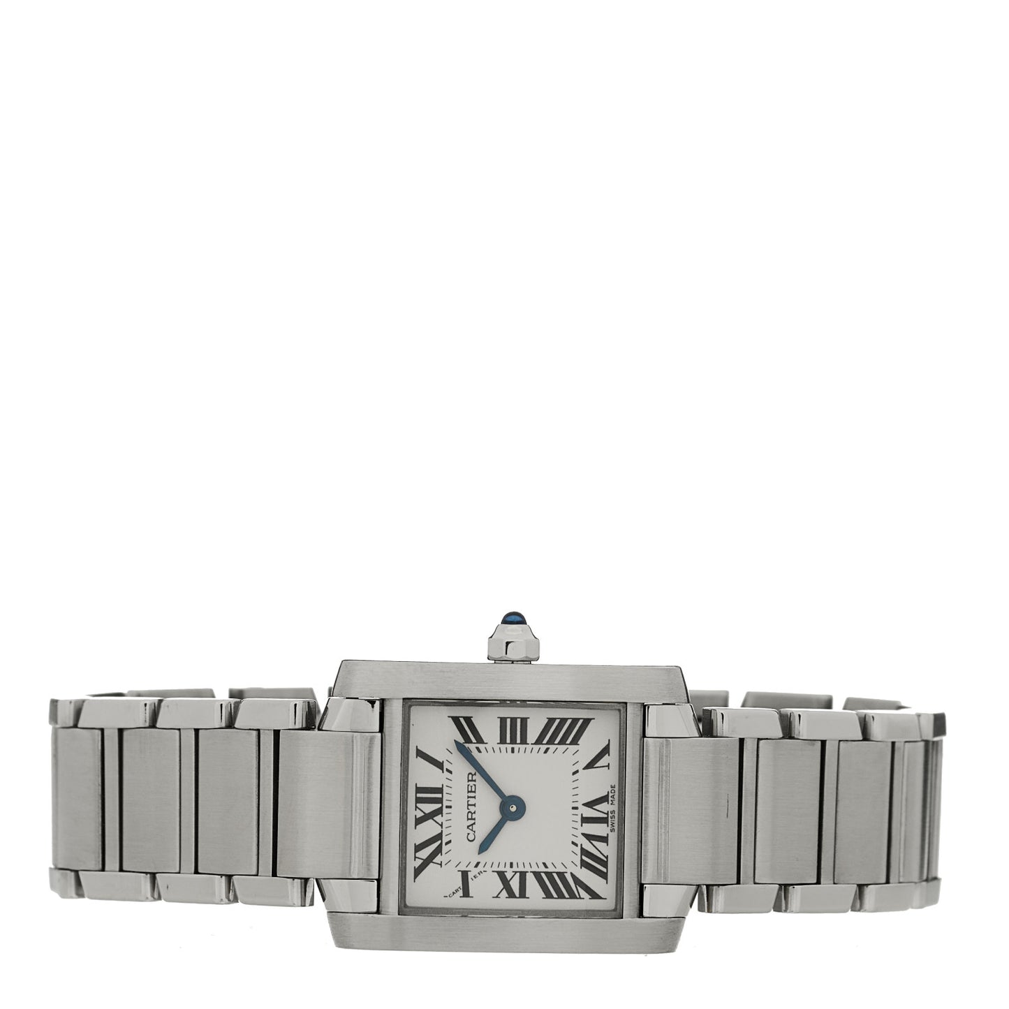 Stainless Steel 20mm Tank Francaise Quartz Watch