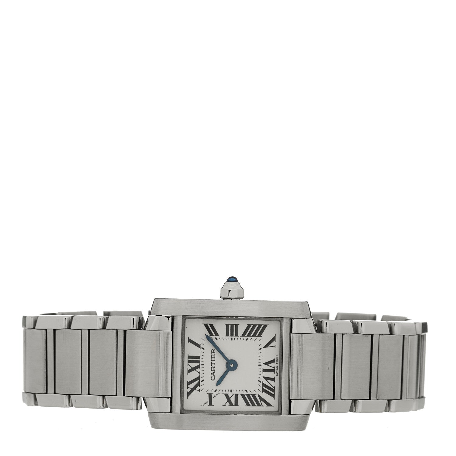 Cartier Stainless Steel 20mm Tank Francaise Quartz Watch 2 of 4