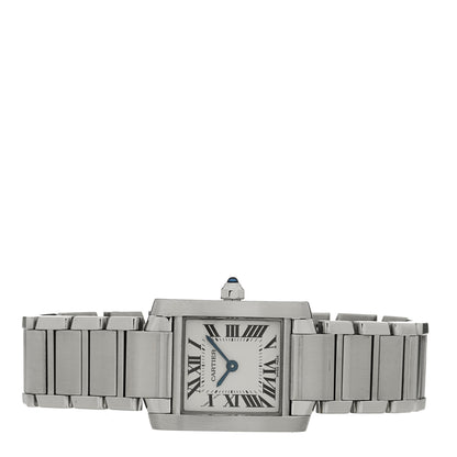 Cartier Stainless Steel 20mm Tank Francaise Quartz Watch 2 of 4