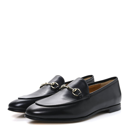 Gucci Calfskin Womens Jordaan Loafers 38 Black 4 of 11