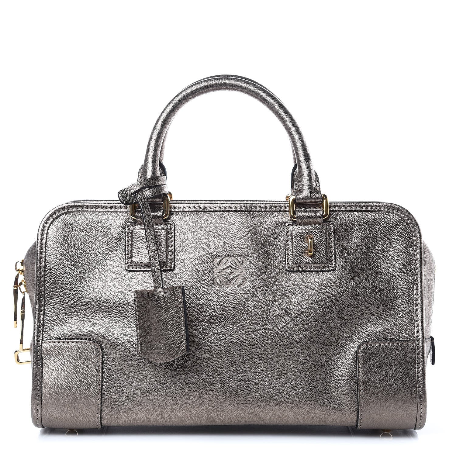 Loewe Metallic Calfskin Amazona 28 Bronze 1 of 10