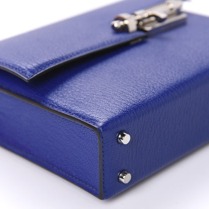 Hermes Chevre Chamkila Mini Verrou Chaine Bag Bleu Electrique 6 of 11