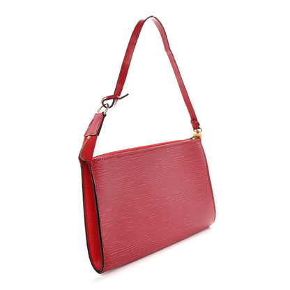 Louis Vuitton Epi Pochette Accessories 24 Red 3 of 10