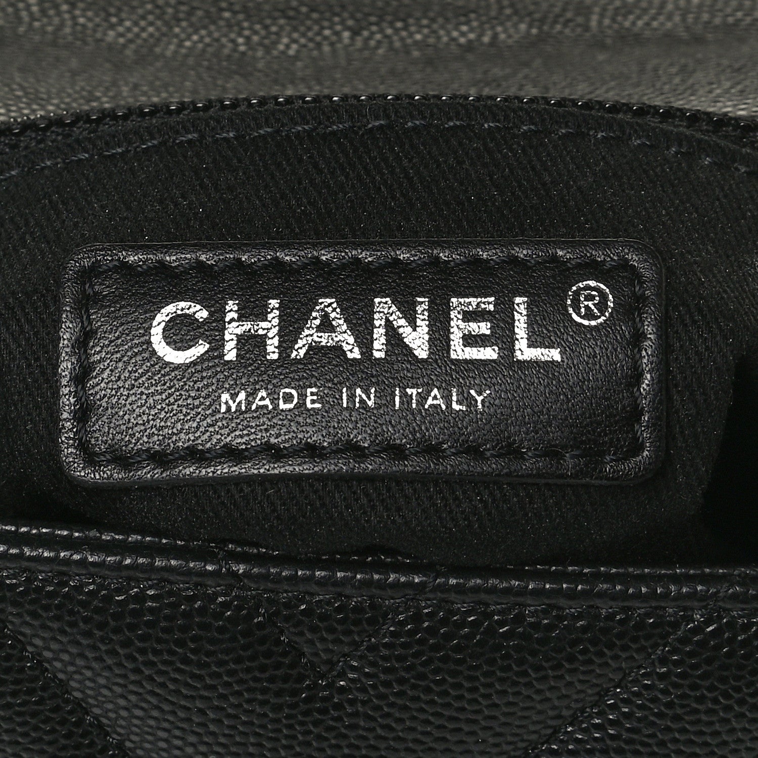 Chanel Caviar Chevron Quilted Mini Coco Handle Flap So Black 6 of 13