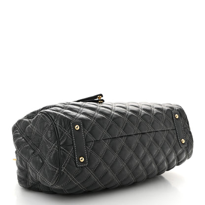 Marc Jacobs Calfskin Quilted Stam Dark Grey 4 of 13