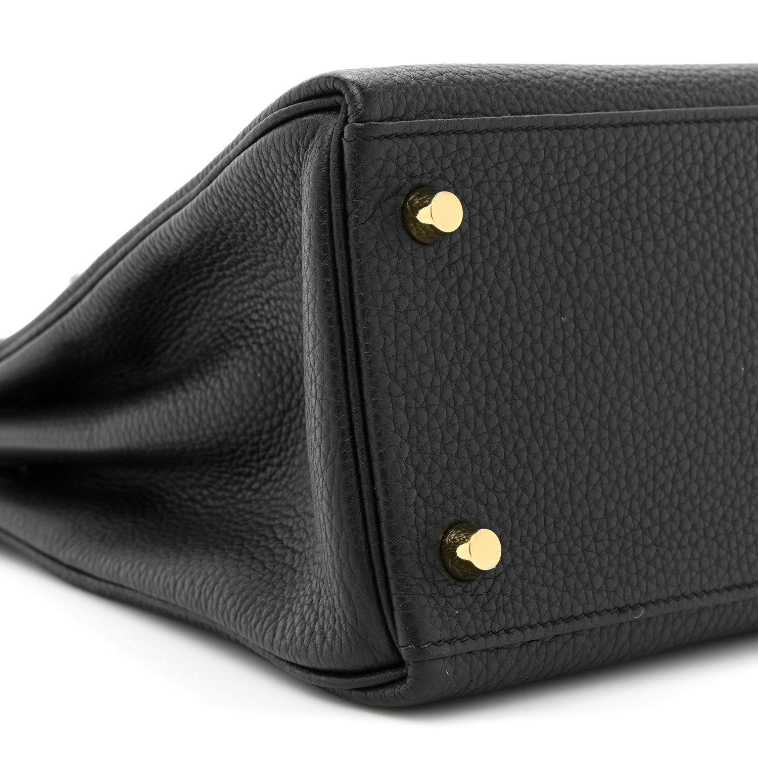 Hermes Togo Shiny Niloticus Crocodile Kelly Retourne Touch 28 Black 7 of 8