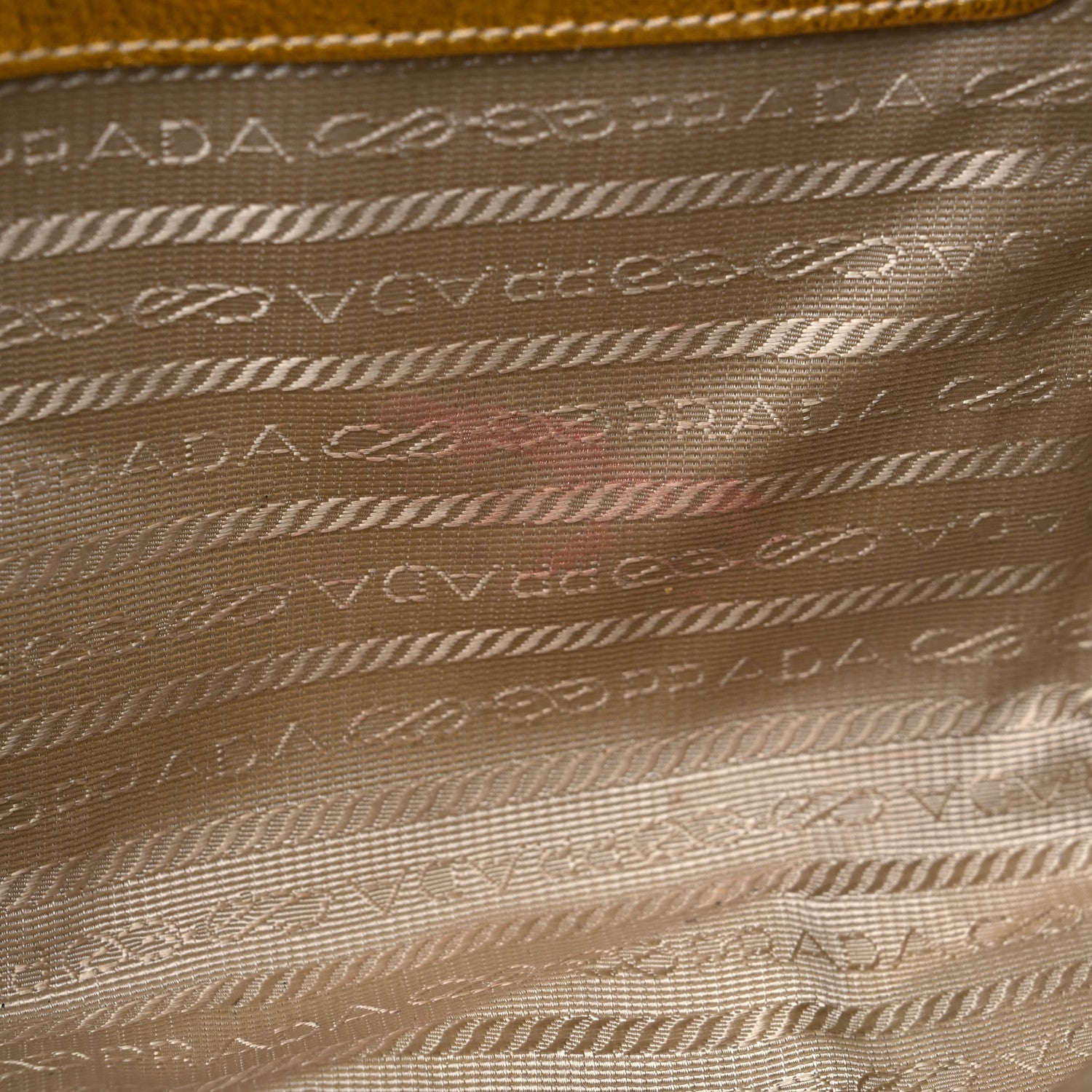 Prada Paglia Cinghiale Frame Tote Naturale Oro 13 of 13