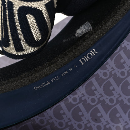 Christian Dior Oblique DiorClub V1U Sun Visor Blue 6 of 9