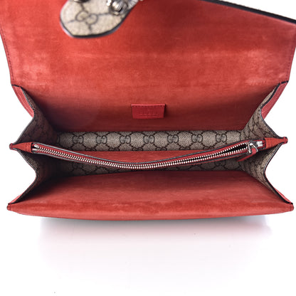 Gucci GG Supreme Monogram Small Dionysus Shoulder Bag Red 5 of 15