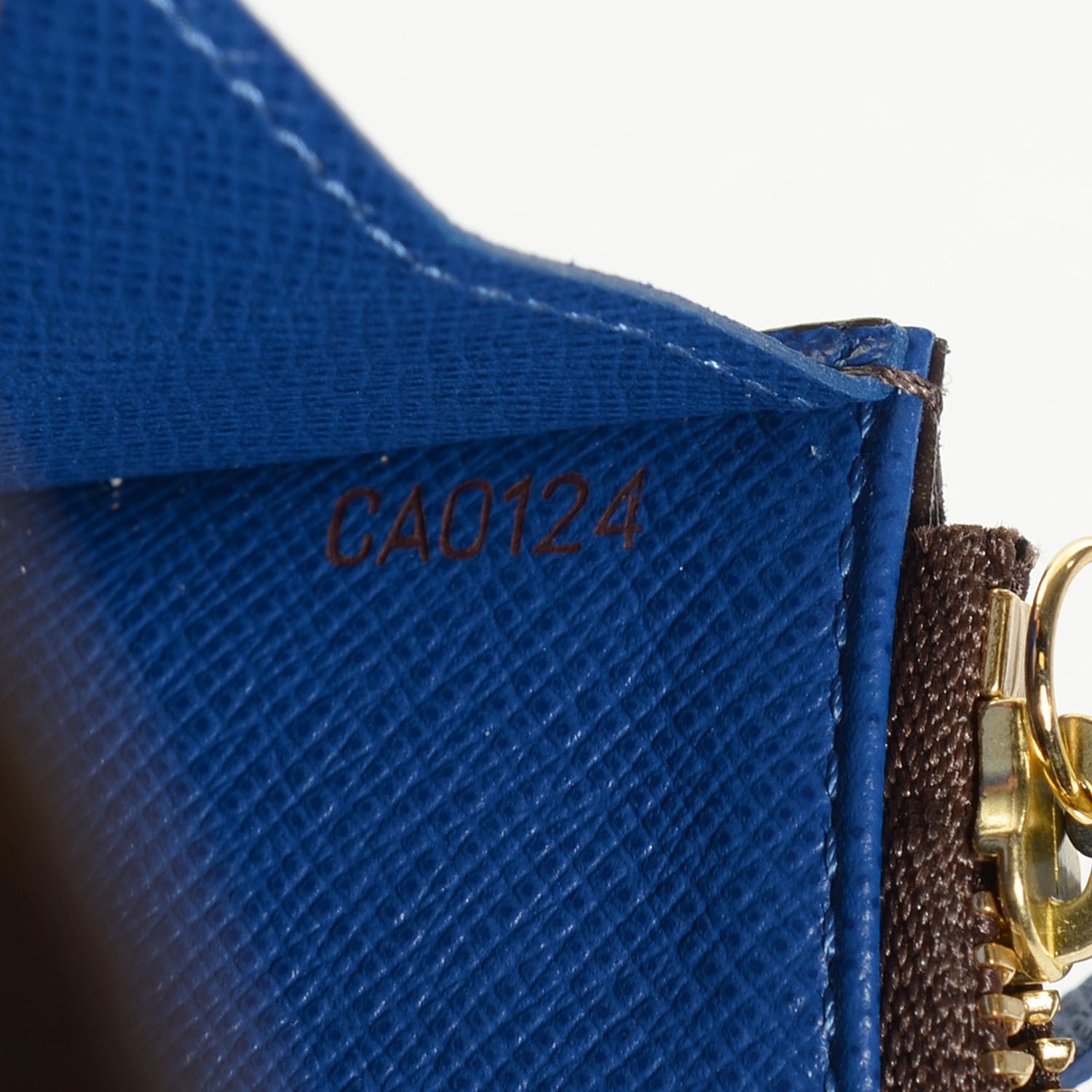 Louis Vuitton Monogram Emilie Wallet Blue 8 of 8