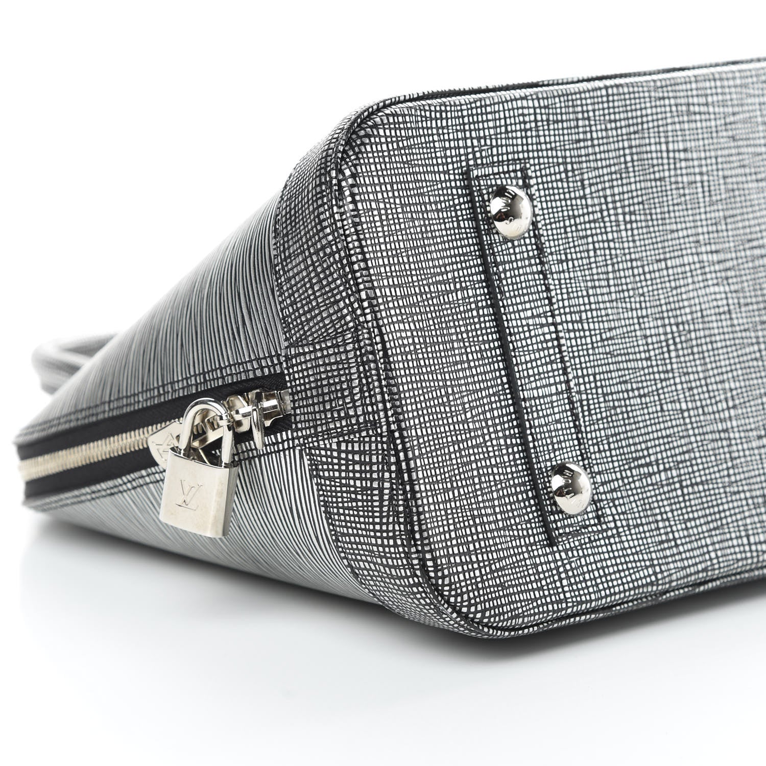 Louis Vuitton Epi Alma PM Platine 10 of 11