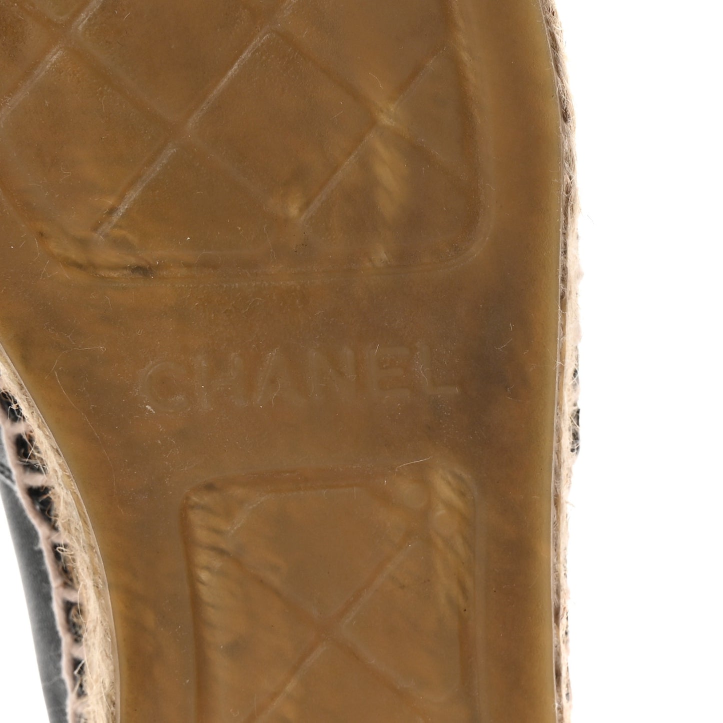 Lambskin CC Espadrilles 37 Black