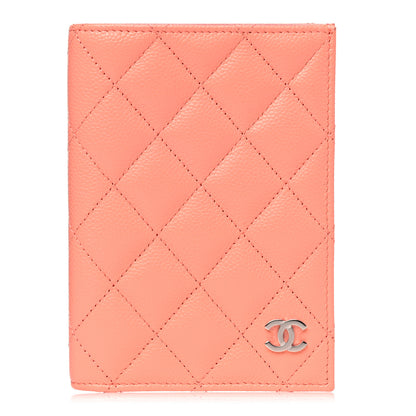 Chanel Caviar Quilted Passport Holder Pink 1 of 4