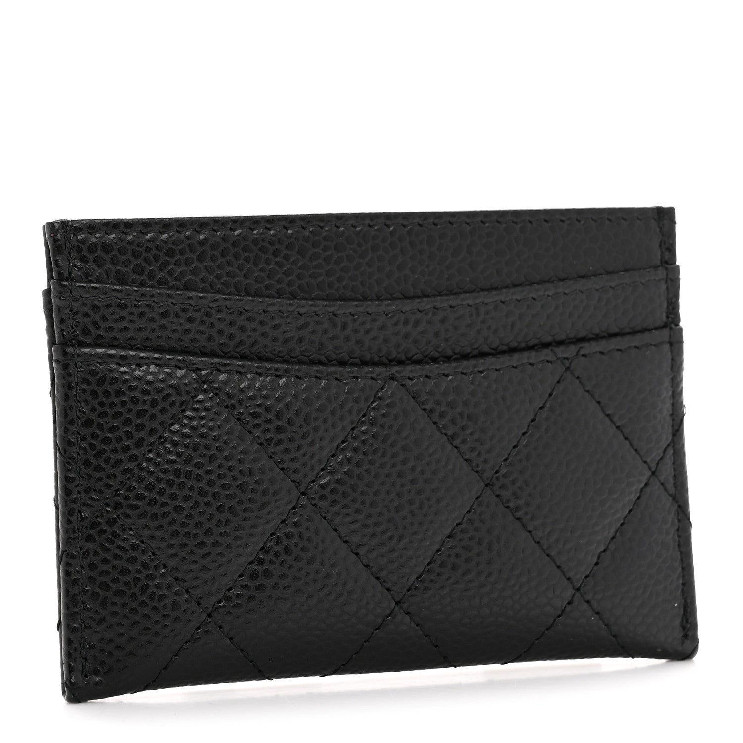 Chanel Caviar Quilted Card Holder Black 3 of 9