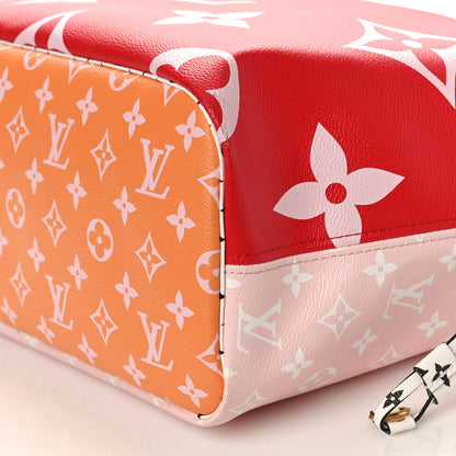 Louis Vuitton Monogram Giant Neverfull MM Rouge 9 of 9