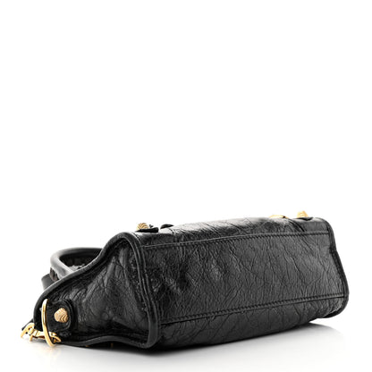 Balenciaga Agneau Giant 12 Gold Hardware Mini City Black 5 of 14