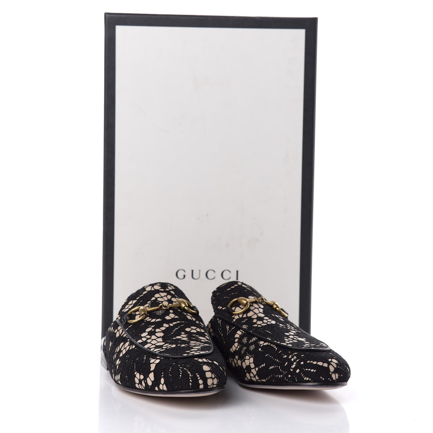 Lace Malaga Kid Womens Princetown Slippers 36 Black Skin Rose
