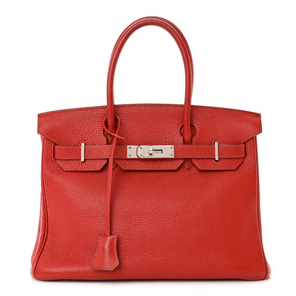 Hermes Togo Birkin 30 Vermillion 1 of 12
