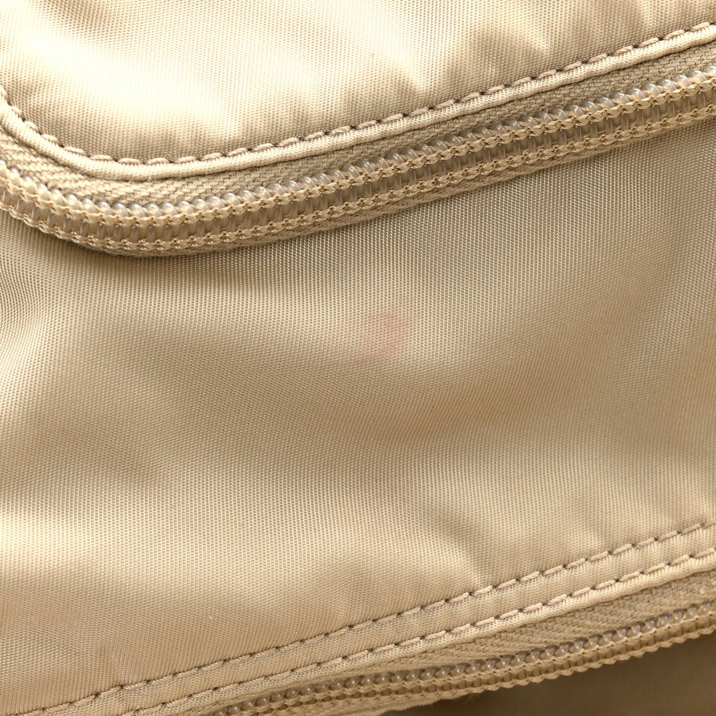 Re-Nylon Vela Saffiano Pocket Double Buckle Messenger Shoulder Bag Deserto