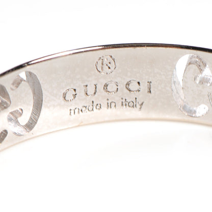 Gucci 18k White Gold Diamond Icon Stardust Ring 8 4 of 6