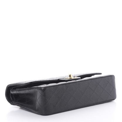 Chanel Caviar Quilted Medium Double Flap Black 4 of 12