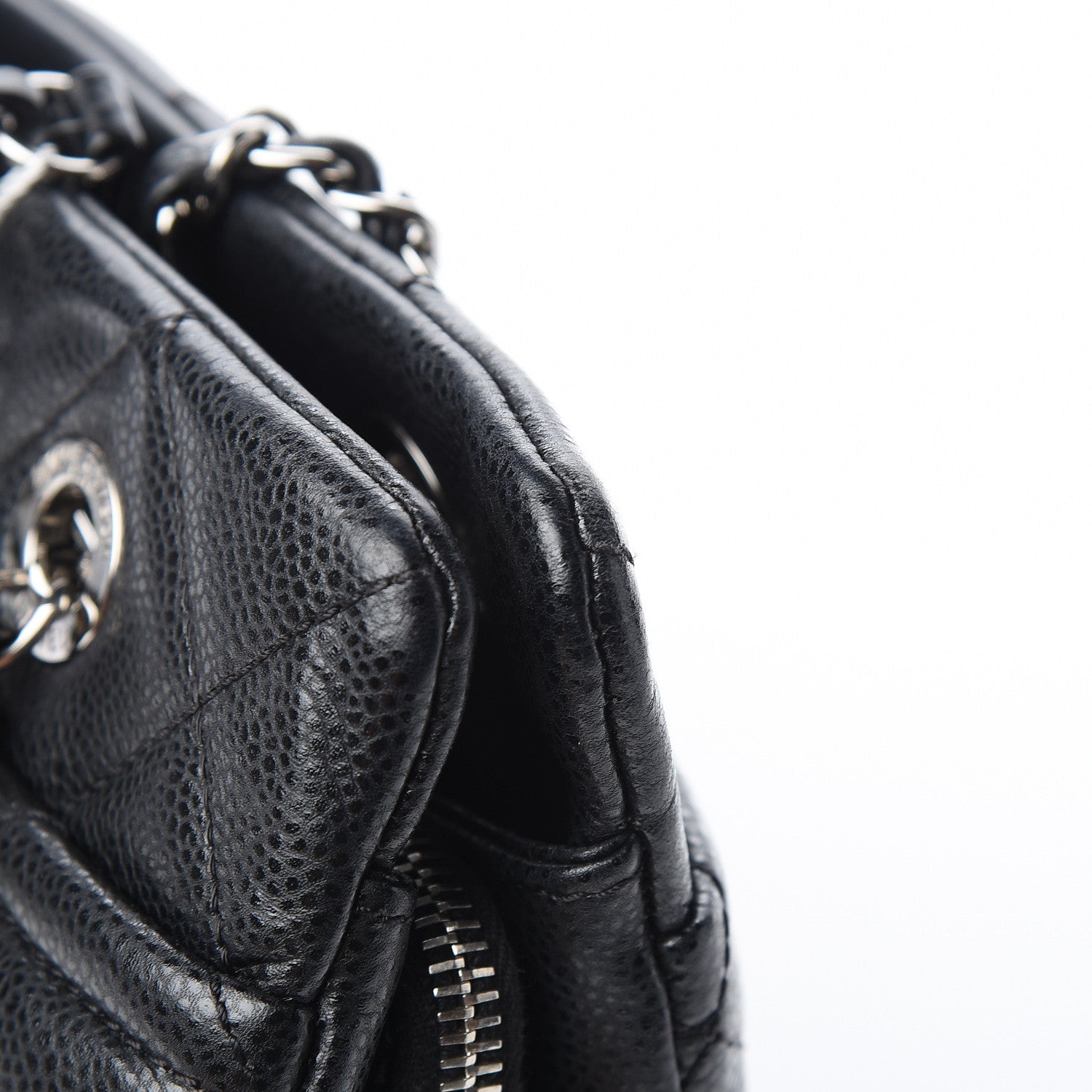 Chanel Caviar Quilted Timeless CC Soft Tote Black 16 of 17