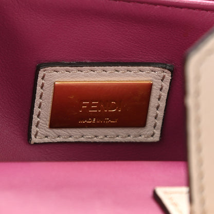 Fendi Vitello Dolce Century Petite 2Jours Tote Grigio Polvere Ciclamino 6 of 9