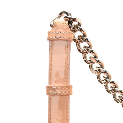 Christian Dior Patent Micro-Cannage Small Diorama Flap Bag Rose 12 of 13