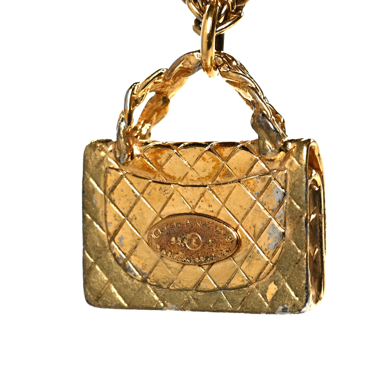Chanel 2.55 Flap Bag Necklace Gold 7 of 7