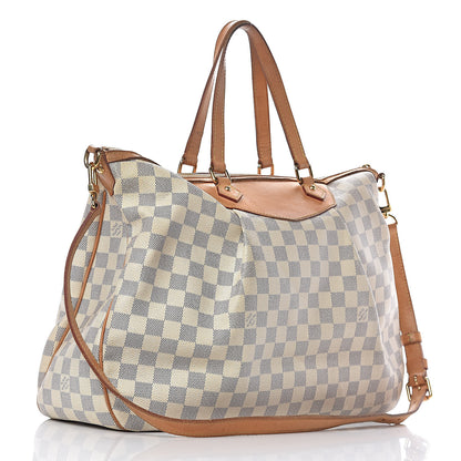 Louis Vuitton Damier Azur Siracusa GM 3 of 20