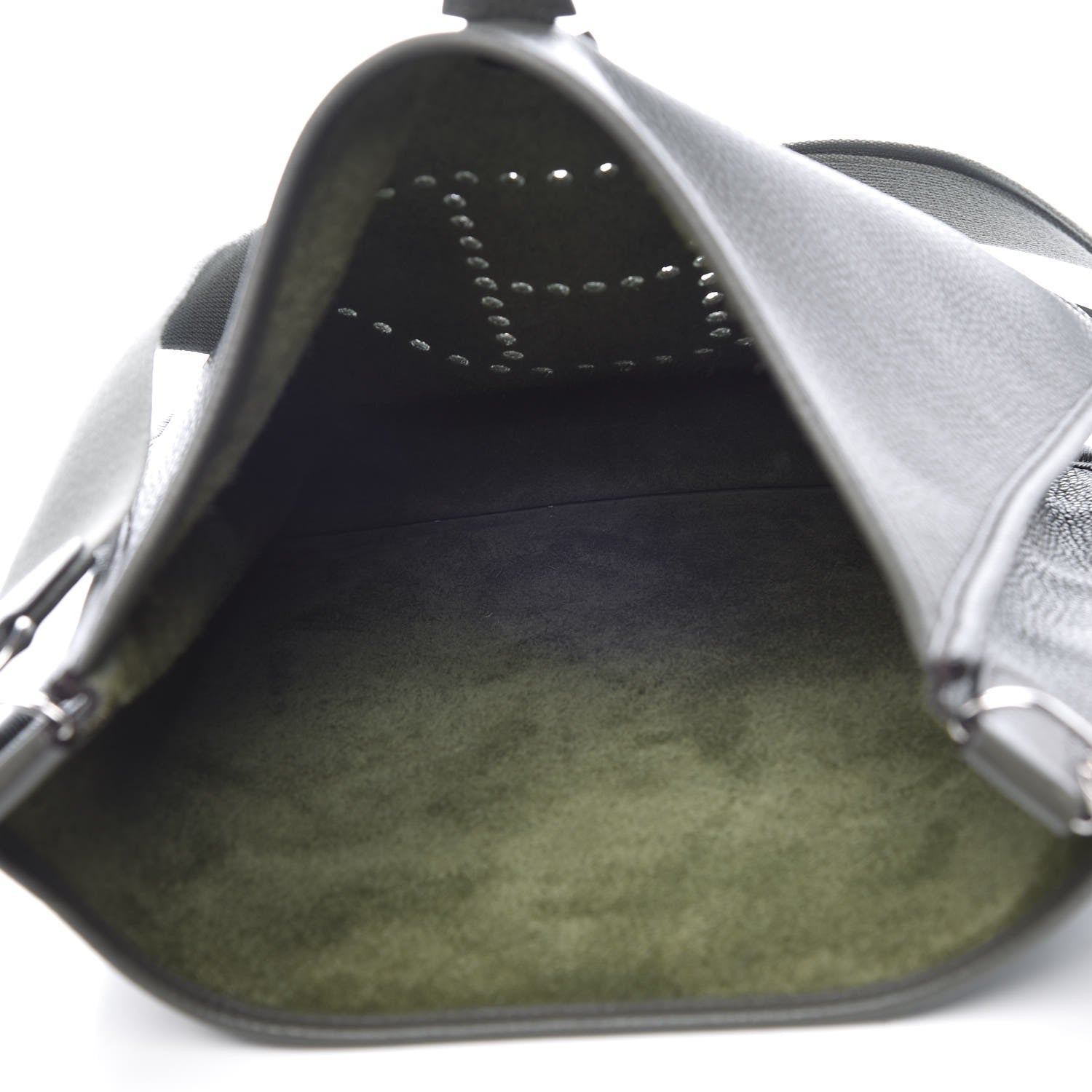 Hermes Taurillon Clemence Evelyne III GM Vert De Gris 5 of 7