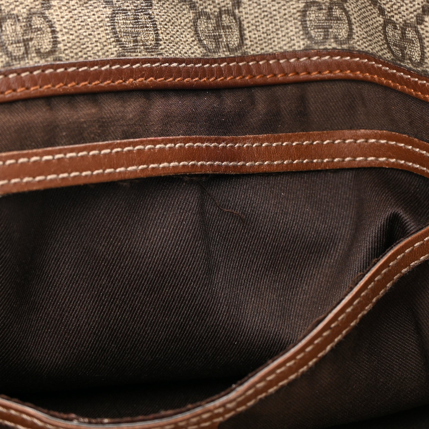 GG Plus Monogram Large Joy Shoulder Bag Brown